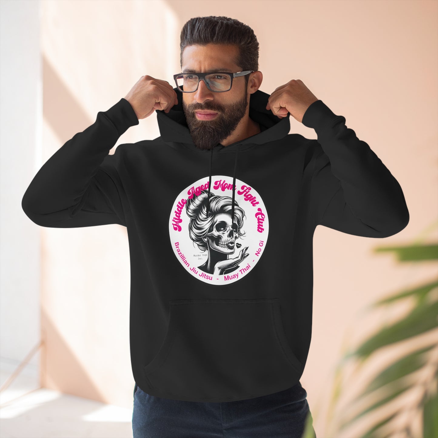 Middle Aged Mom Fight Club Hoodie