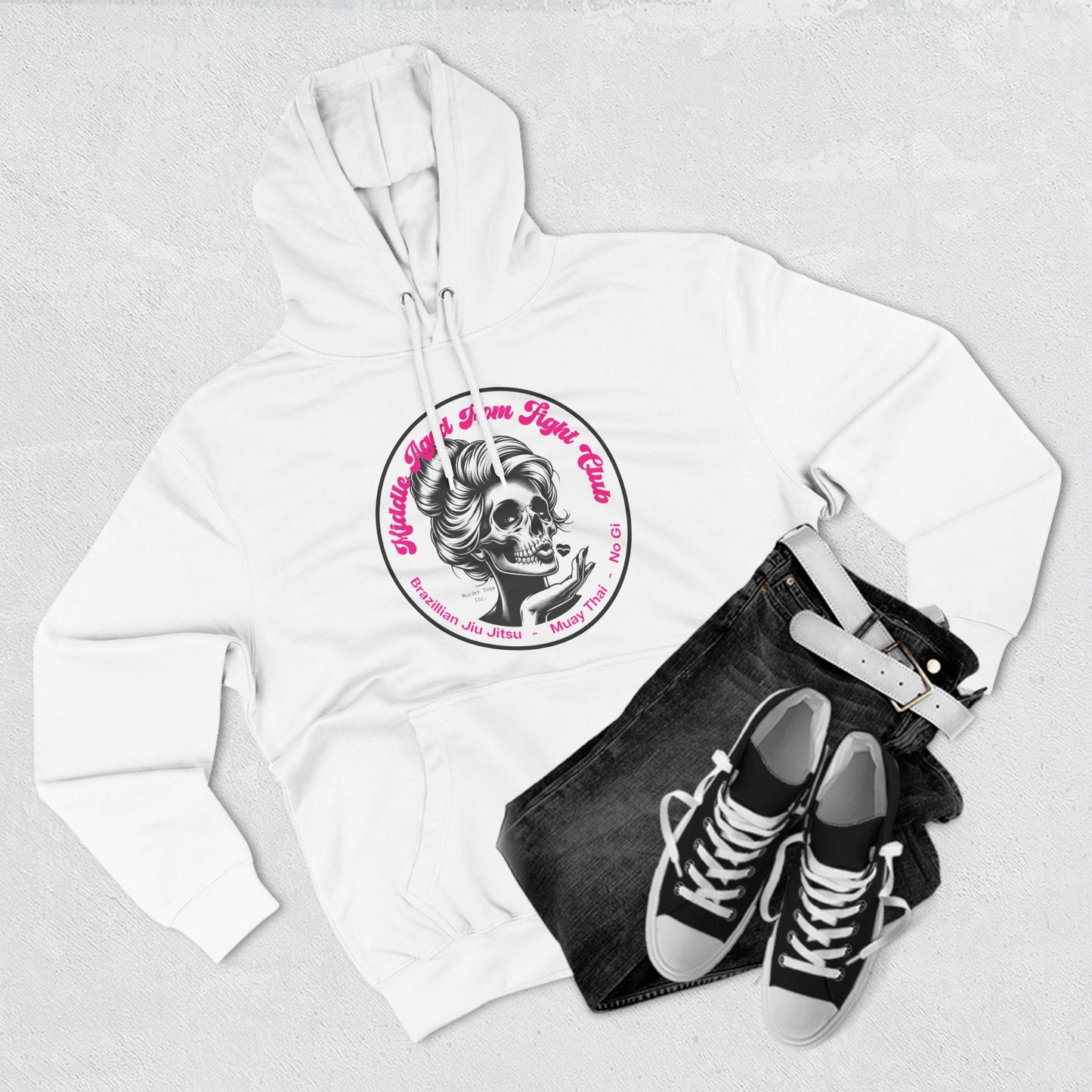Middle Aged Mom Fight Club Hoodie